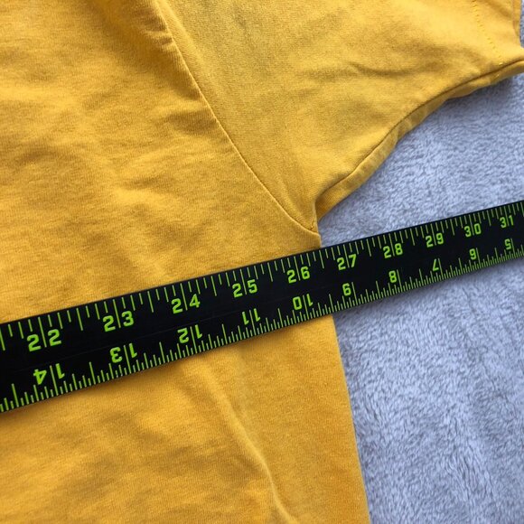 Fruit Of The Loom Mens Jones High Alumni T-Shirt XXXL Yellow Short Sleeve Casual - Picture 5 of 12
